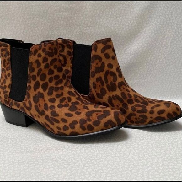 ESPRIT Women’s Tylee Cheetah Ankle Boots - Picture 1 of 7